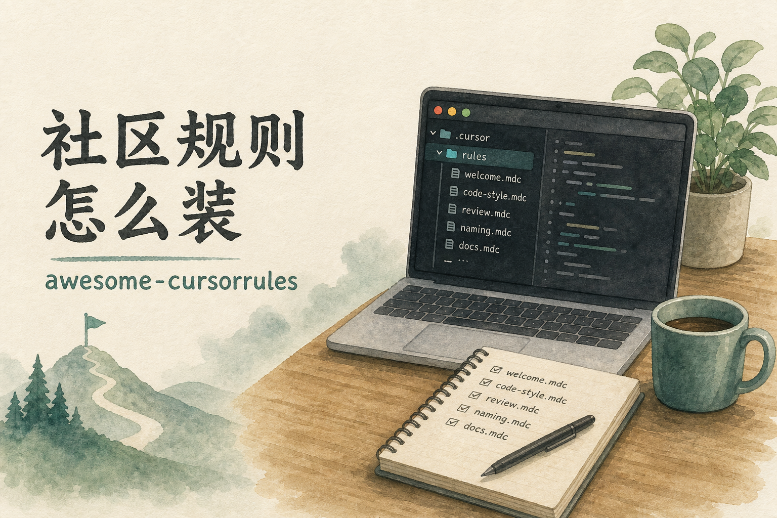 awesome-cursorrules：把社区 .mdc 规则放进 .cursor/rules