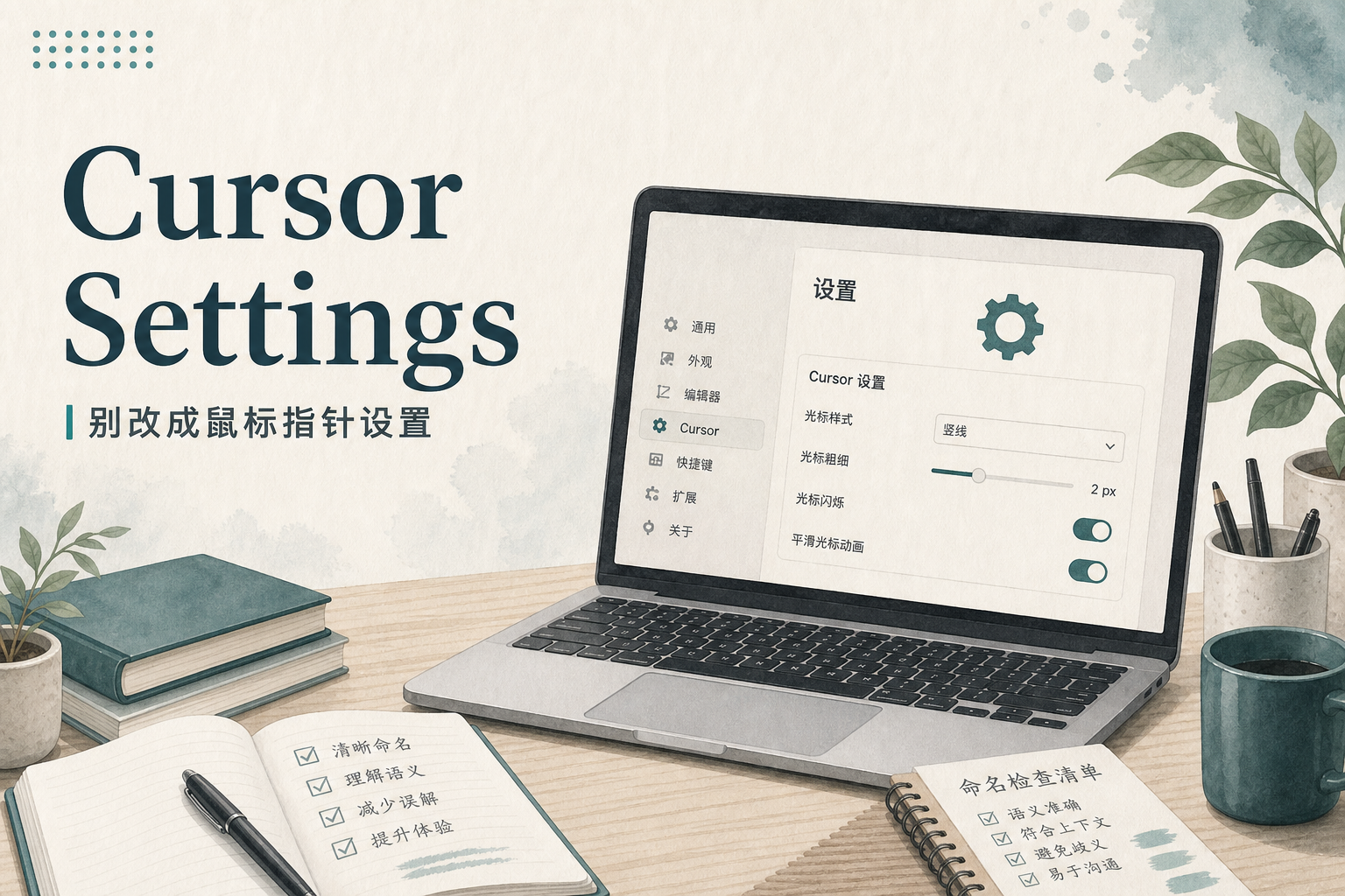 Cursor Settings：别改成鼠标指针设置