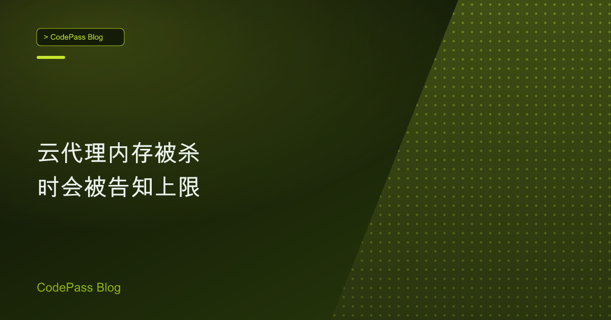 云代理内存被杀时会被告知上限